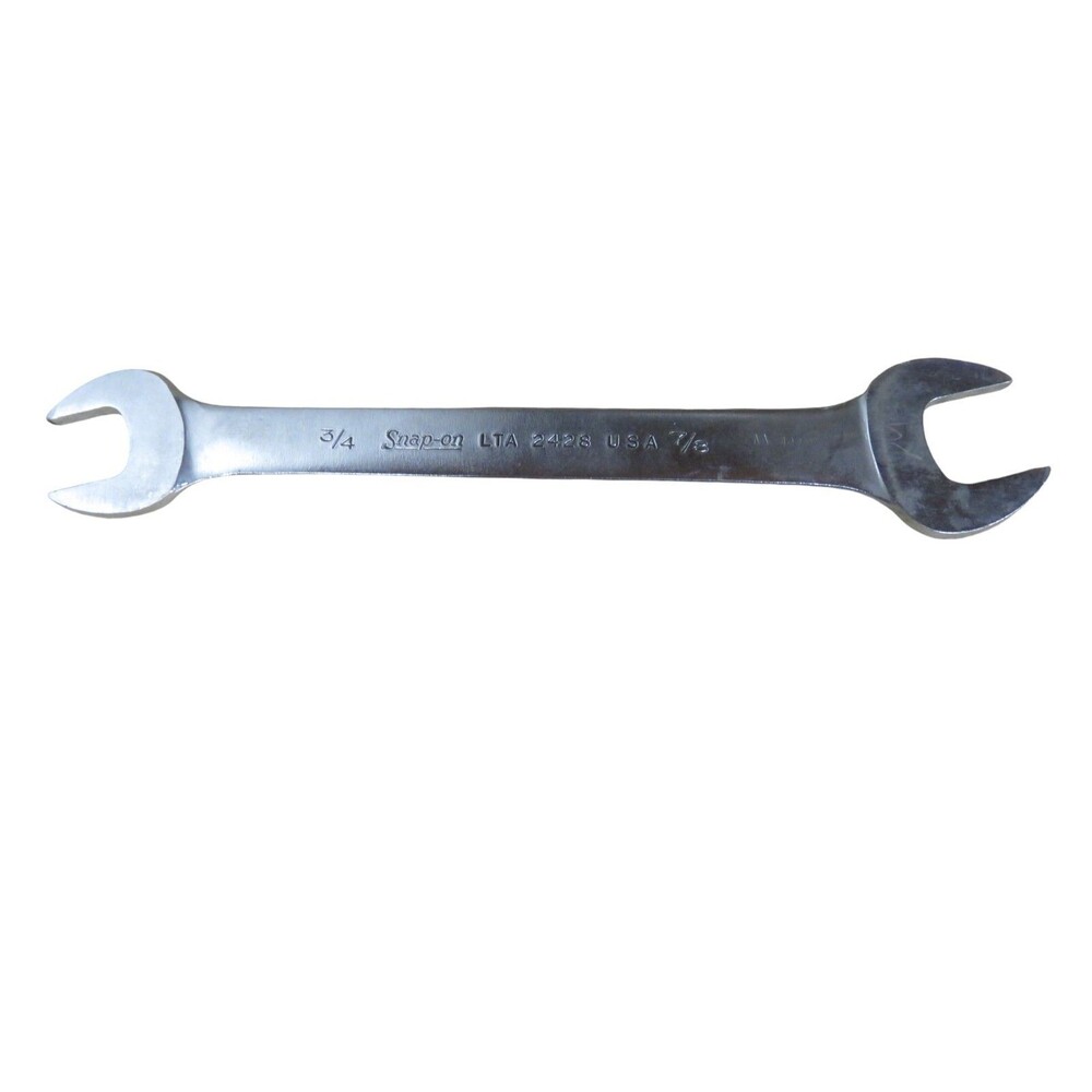 Snap-on Tools LTA2428 3/4" - 7/8" SAE Flat Open End Wrench -USA